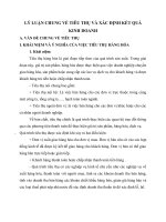 LÝ LUẬN CHUNG VỀ TIÊU THỤ VÀ XÁC ĐỊNH KẾT QUẢ KINH DOANH