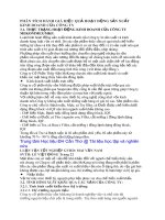 PHÂN TÍCH ÐÁNH GIÁ HIỆU QUẢ HOẠT ÐỘNG SẢN XUẤT