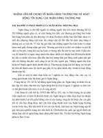 NHỮNG VẤN ĐỀ CHUNG VỀ NGÂN HÀNG THƯƠNG MẠI VÀ HOẠT ĐÔNG TÍN DỤNG CỦA NGÂN HÀNG THƯƠNG MẠI