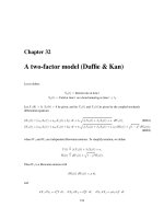 A two-factor model (Duffie & Kan)
