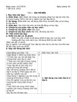 Bộ giáo án Địa 6 (35 tiết)