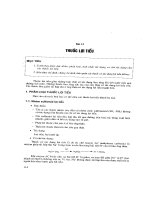 Giáo trình hóa dược - dược lý - Thuốc lpij tiểu