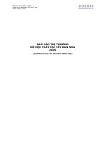 BÁO CÁO THỊ TRƯỜNG ĐỒ NỘI THẤT TẠI TÂY BAN NHA 2005