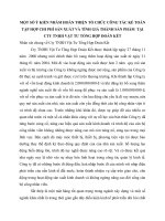 MỘT SỐ Ý KIẾN NHẰM HOÀN THIỆN TỔ CHỨC CÔNG TÁC KẾ TOÁN TẬP HỢP CHI PHÍ SẢN XUẤT VÀ TÍNH GIÁ THÀNH SẢN PHẨM  TẠI  CTY TNHH VẬT TƯ TỔNG HỢP ĐOÀN KẾT