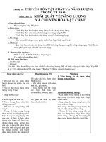 Bài 13: Khái quát năng lượng .. trong tế bào