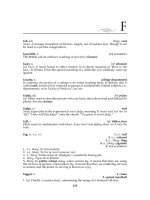 British English A to Z - past 4