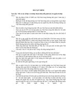 Bài tập và lời giải Kinh tế vĩ mô