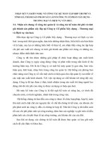 NHẬN XÉT VÀ KIẾN NGHỊ  VỀ CÔNG TÁC KẾ TOÁN TẬP HỢP CHI PHÍ VÀ TÍNH GIÁ THÀNH SẢN PHẨM XÂY LẮP Ở CÔNG TY CỔ PHẦN XÂY DỰNG – THƯƠNG MẠI VÀ DỊCH VỤ VĂN HOÁ .