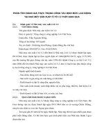 PHÂN TÍCH ĐÁNH GIÁ THỰC TRẠNG CÔNG TÁC ĐỊNH MỨC LAO ĐỘNG TẠI NHÀ MÁY SẢN XUẤT Ô TÔ 3 2 THỜI GIAN QUA