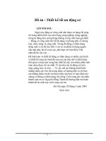 Đồ án : Thiết kế tối ưu động cơ