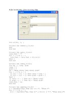 bài tập CLC Kiểm tra tính tăng, giảm của mảng nhập