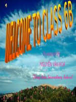 Tiếng anh 6 Unit 8 A 1,2