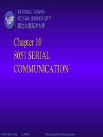 Chapter 10: 8051 SERIAL COMMUNICATION