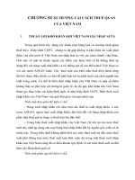 CHƯƠNG III XU HƯỚNG CẢI CÁCH THUẾ QUAN CỦA VIỆT NAM