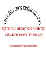 học hát: Nôi trông lên ...