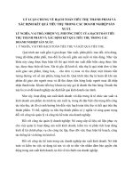 LÝ LUẬN CHUNG VỀ HẠCH TOÁN TIÊU THỤ THÀNH PHẨM VÀ XÁC ĐỊNH KẾT QUẢ TIÊU THỤ TRONG CÁC DOANH NGHIỆP SẢN XUẤT