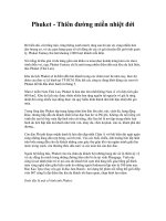 Phuket - Thiên đường miền nhiệt đới