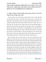 MỘT SỐ KIẾN NGHỊ HOÀN THIỆN KIỂM TOÁN KHOẢN MỤC TIỀN TRONG QUY TRÌNH KIỂM TOÁN BÁO CÁO TÀI CHÍNH TẠI CÔNG TY DỊCH VỤ TƯ VẤN TÀI CHÍNH KẾ TOÁN VÀ KIỂM TOÁN