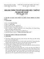 CHIẾN SĨ THI ĐUA CƠ SỞ