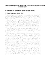 TỔNG QUAN VỀ CƠ SỞ THỰC TẬP  CÁC VẤN ĐỀ CHUYÊN MÔN CẦN NGHIÊN CỨU