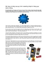 Mở rộng và nâng cao quy trình marketing khép kín thông qua kênh di động