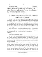 Phương hướng hoàn thiện kế toán TSCĐ với việc nâng cao hiệu quả sử dụng vốn cố định tại công ty vận tải thuỷ I.