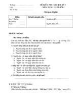 Đề kiểm tra Học kì I_Tiếng Việt lớp 3_2