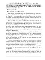 MỘT SỐ KIẾN NGHỊ NHẰM GÓP PHẦN XÂY DỰNG CHIẾN LƯỢC KINH DOANH CHO TỔNG CÔNG TY CƠ KHÍ XÂY DỰNG- BỘ