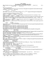 Ôn luyện vô cơ - Phần lớp 10