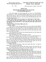 Danh gia thuc hien chuan KTKN cac mon va doi moi PHDH o tieu hoc