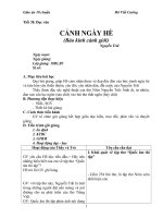 Cảnh ngày hè - Nguyễn trãi