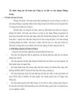 Tổ chức công tác kế toán tại Công ty cơ khí và xây dựng Thăng Long