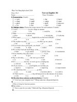 Kiem Tra 1t lan 2 grade 9 De 4