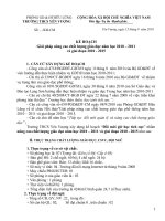 Ke hoach doi moi - Chuyen mon -THCS