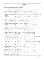 trắc nghiện hình chương I hay