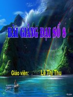 CHIA DA THUC MOT BIEN DA SAP XEP