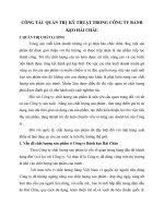 CÔNG TÁC QUẢN TRỊ  KỸ THUẬT TRONG CÔNG TY BÁNH KẸO HẢI CHÂU