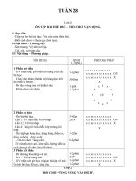 TD TUẦN 28