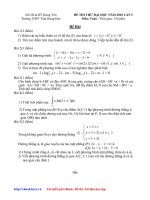 Thi thử ĐH môn Toán đợt 1+2_THPT Trần Hưng Đạo Hưng Yên [2009-2010]