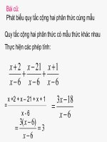 Luyen tap Phep cong phan thuc