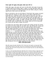 CẢM NGHĨ VỀ NGÀY NHÀ GIÁO