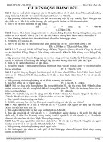 TỔNG HỢP BÀI TẬP VẬT LÝ 10 NC