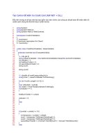 Tạo Control để kiểm tra Credit Card (ASP.NET + DLL)