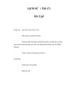 LỊCH SỬ ( Tiết 17) - ÔN TẬP