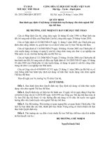 quy định về nội dung và hình thức tuyển dụng viên chức ngành Thể dục thể thao