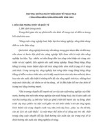 PHƯƠNG HƯỚNG PHÁT TRIỂN KINH TẾ TRANG TRẠI