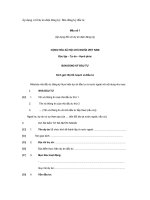 Áp dụng với Dự án diện đăng ký