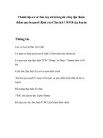 Thành lập cơ sở bảo trợ xã hội ngoài công lập thuộc thẩm quyền quyết định của Chủ tịch UBND cấp huyện