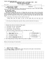 De KT Toan va TV lop 5 giua ky 1 / 10 - 11