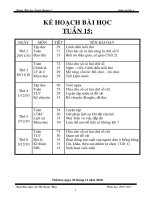 GIAO ÁN TUẦN 15 CKT KN